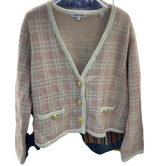 Veronica Beard Claudine Knit Jacket M - Picture 8 of 8